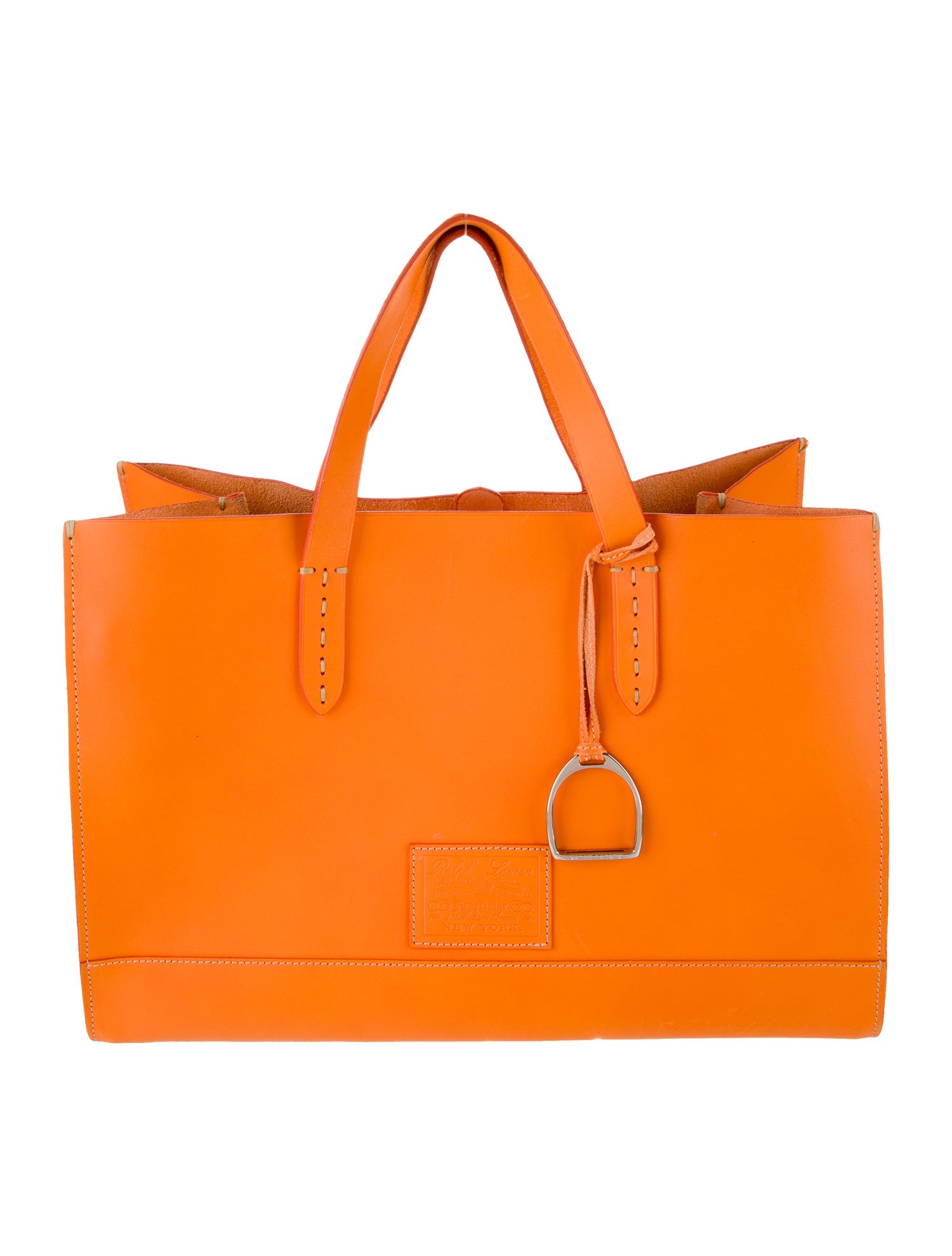 Ralph Lauren Leather Top Handle Bag